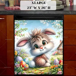 Preview of Little Easter Bunny magnet in Extra Large size.