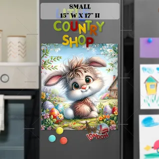 Preview of Little Easter Bunny magnet in Small size.