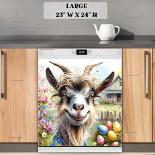 Preview of Smiling Easter Goose magnet in Large size.