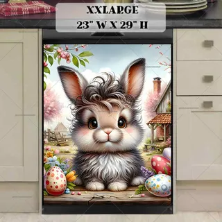 Preview of Baby Easter Bunny magnet in XX Large size.