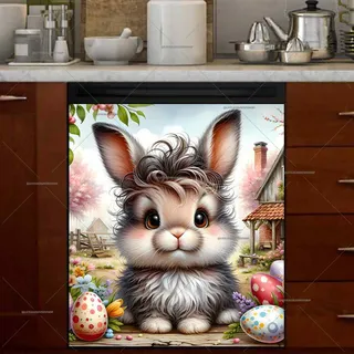 Preview of Baby Easter Bunny magnet.
