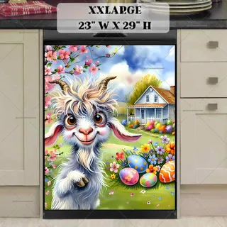 Preview of Silly Easter Goat magnet in XX Large size.