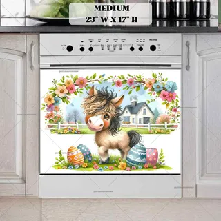 Preview of Cute Easter Horse magnet in Medium size.