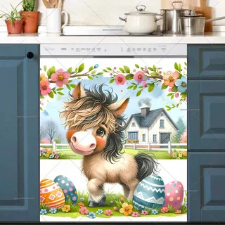 Preview of Cute Easter Horse magnet.