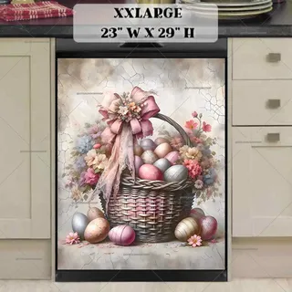 Preview of Beautiful Easter Basket magnet in XX Large size.