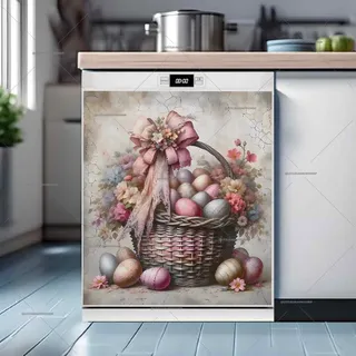 Preview of Beautiful Easter Basket magnet.