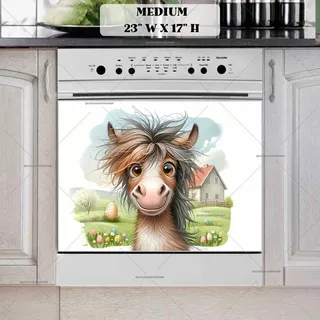 Preview of Smiling Easter Horse magnet in Medium size.
