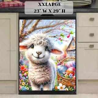 Preview of Little Easter Lamb magnet in XX Large size.