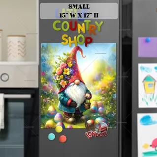 Preview of Easter Egg Hunt Gnome magnet in Small size.