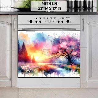 Preview of Springtime in the Countryside magnet in Medium size.