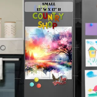 Preview of Springtime in the Countryside magnet in Small size.