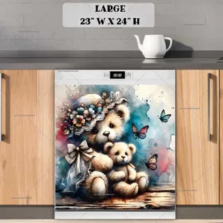 Preview of Mama and Baby Teddy Bears magnet in Large size.