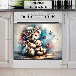 Preview of Mama and Baby Teddy Bears magnet in Medium size.