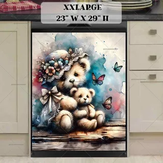 Preview of Mama and Baby Teddy Bears magnet in XX Large size.