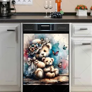 Preview of Mama and Baby Teddy Bears magnet.