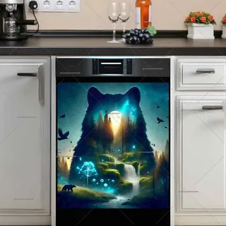 Preview of Twilight Forest Bear magnet.
