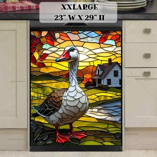 Preview of Stained Glass Goose magnet in XX Large size.