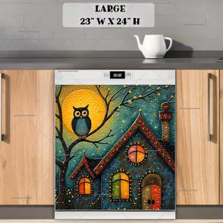 Preview of Midnight Owl magnet in Large size.