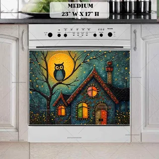 Preview of Midnight Owl magnet in Medium size.