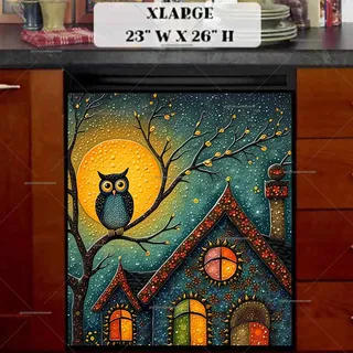 Preview of Midnight Owl magnet in Extra Large size.