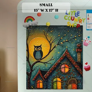 Preview of Midnight Owl magnet in Small size.