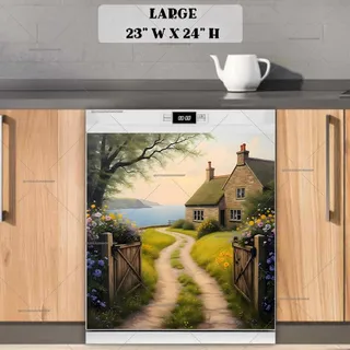 Preview of Lakeside Farmhouse magnet in Large size.