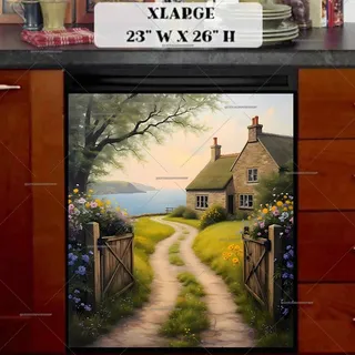 Preview of Lakeside Farmhouse magnet in Extra Large size.