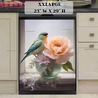 Preview of Lovebird at the Window magnet in XX Large size.