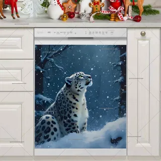 Preview of Snow Leopard in the Forest magnet.