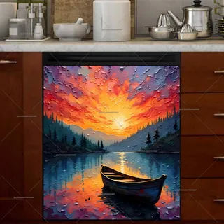 Preview of Sunset above the Lake magnet.