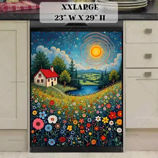 Preview of Folk Cottage at the Lake magnet in XX Large size.
