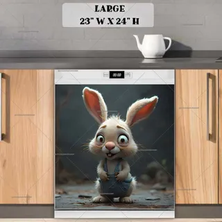 Preview of Little Wacky Bunny magnet in Large size.