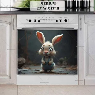 Preview of Little Wacky Bunny magnet in Medium size.