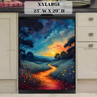 Preview of Beautiful Summer Sunset magnet in XX Large size.