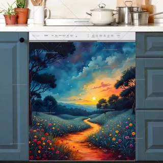 Preview of Beautiful Summer Sunset magnet.