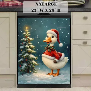 Preview of Cute Christmas Duck magnet in XX Large size.