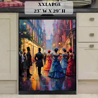 Preview of Victorian Party Time magnet in XX Large size.