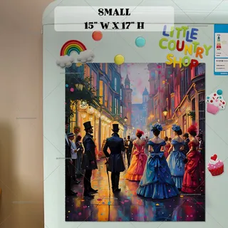 Preview of Victorian Party Time magnet in Small size.