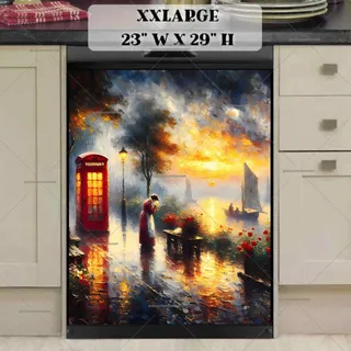 Preview of Early Morning in London magnet in XX Large size.