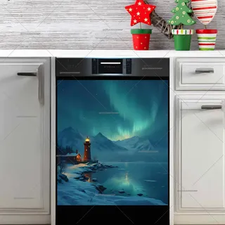 Preview of Aurora Borealis and the Lighthouse magnet.