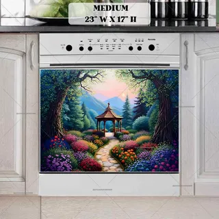Preview of Beautiful Summer Gazebo magnet in Medium size.