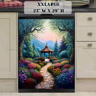 Preview of Beautiful Summer Gazebo magnet in XX Large size.