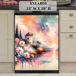 Preview of Pretty Summer Windmill magnet in XX Large size.