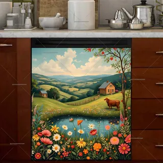 Preview of Summertime at the Farmhouse magnet.