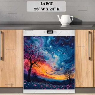 Preview of Magical Summer Night magnet in Large size.