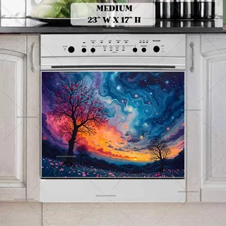 Preview of Magical Summer Night magnet in Medium size.