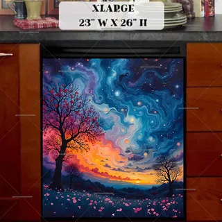 Preview of Magical Summer Night magnet in Extra Large size.
