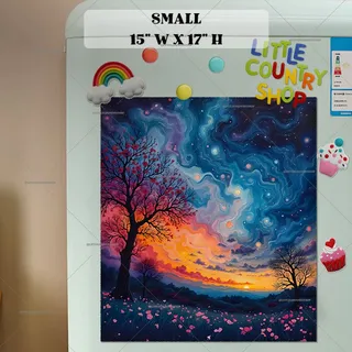 Preview of Magical Summer Night magnet in Small size.