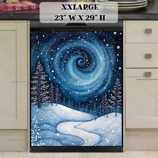 Preview of Magical Winter Starry Night magnet in XX Large size.