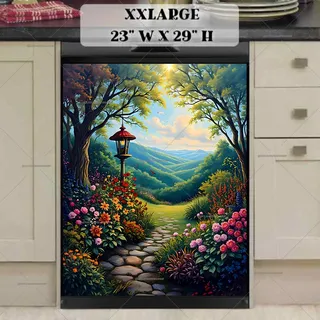 Preview of Blooming Country Path magnet in XX Large size.
